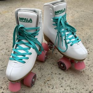 Impala White Skates Size 7